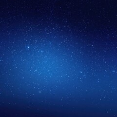 Fototapeta premium Deep Blue Night Sky - Celestial Dust and Starry Specks.