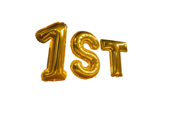 1st Golden 3D text Rendering on AI generated by PNG