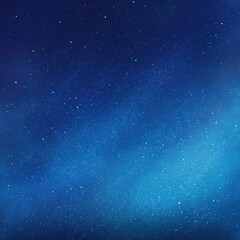 Obraz premium Deep Blue Starry Night Sky with Cosmic Glow and Distant Nebula.