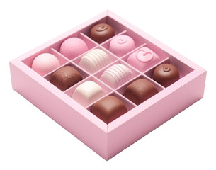 PNG Chocolate dessert food box.