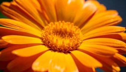 Close-up of a vibrant orange flower