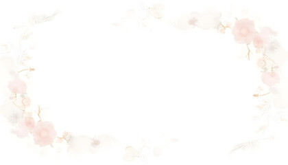 Fototapeta premium Watercolour flowers. Flower drawing. Wedding watercolor floral decorations. Invitation card, rose, lavender, leaves, botanical drawing