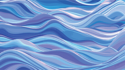 Abstract Wavy Blue and Purple Swirls Background Pattern vector illustration.