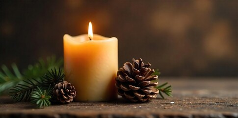 Rustic pine cone candle, natural woodsy scent, perfect for autumn and winter decor Cozy ambiance, handcrafted, unique gift idea, sustainable, eco-friendly , wood, comfort