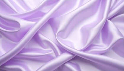 Obraz premium Lilac Silk Waves: Abstract Texture of Luxurious Fabric with Soft Folds and Subtle Light Play