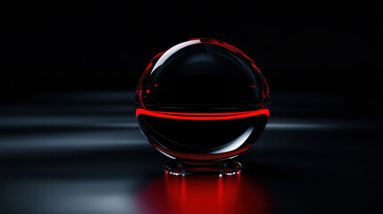 Dark glass texture with reflections and gradient transparency