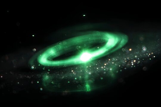 Chronoscape Echoes of the Emerald Nebula - Powered by Adobe