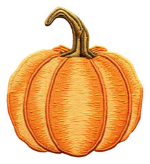 PNG Pumpkin in embroidery style vegetable plant food.