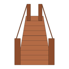 Wooden bridge Clipart