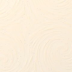 Fototapeta premium Creamy textured swirls and strokes artistic design with soft palette for decorative purposes