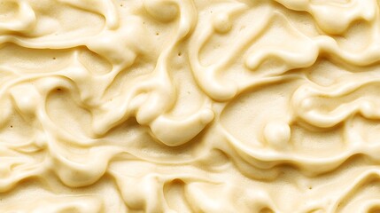 Abstract Whipped Cream Texture Background Swirls