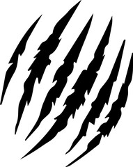 Animal Claw Marks and Paw Scratch – Wild Beast Scratch Illustration