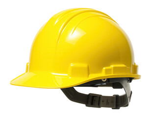 Fototapeta premium Yellow construction helmet with high visibility color