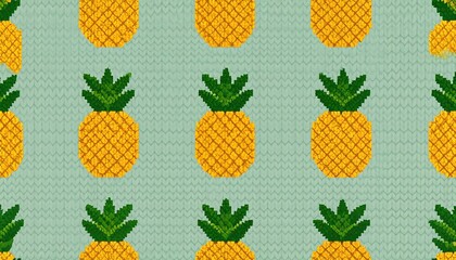 Knitted pineapple pattern (1)