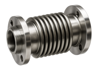 Stainless steel pipe expansion joint with bellows