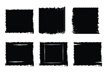 Set Grunge of square and rectangle shapes