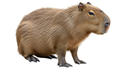 Isolated Capybara