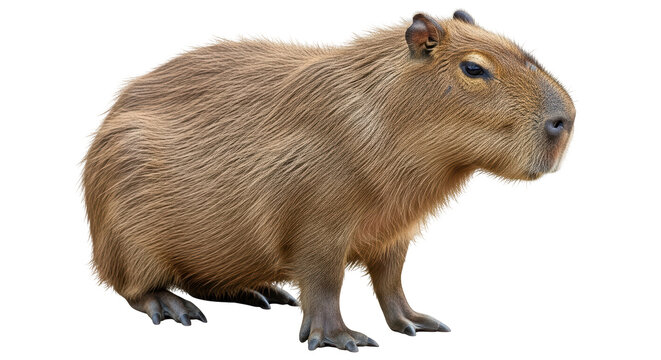 Isolated Capybara - Powered by Adobe