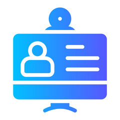 live streaming gradient icon