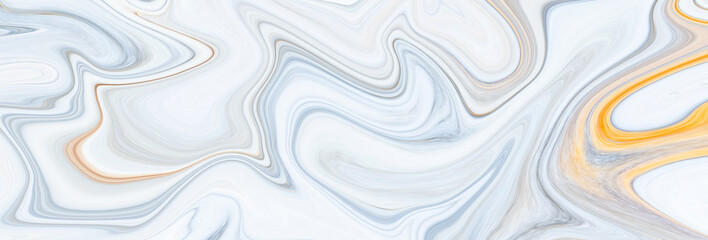 Marble rock texture blue ink pattern liquid swirl paint white dark that is Illustration panorama...