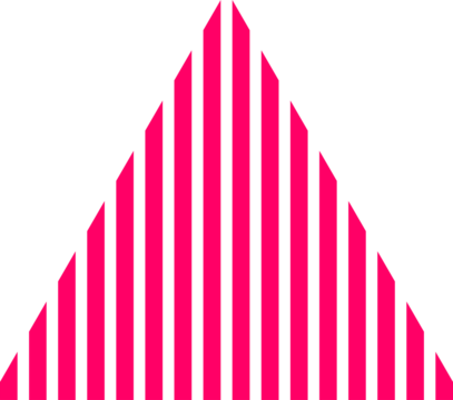 triangle shape element with pastel color. triangle for decoration elements. triangle with stripes