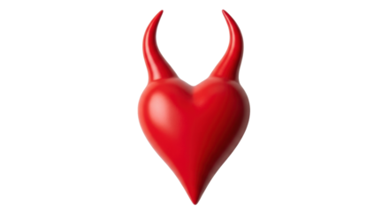 Isolated Devil Heart