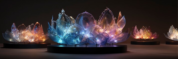 Neo-Luminescence Ethereal Blooms of the Future