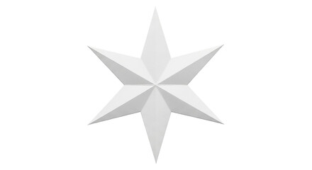 Isolated White Star