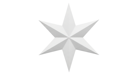 Isolated White Star
