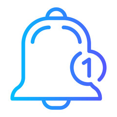 notification bell gradient icon