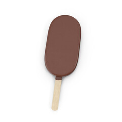 Chocolate Ice Cream Bar Cool Summer Treat 3d Png