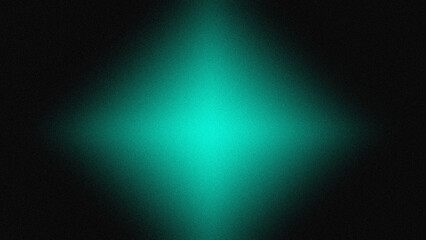 Centered turquoise light radiates outward