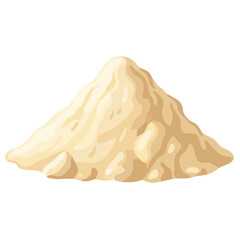 Baobab Powder: A pile of Baobab fruit powder, a superfood rich in vitamin C and fiber, with a fine, natural texture