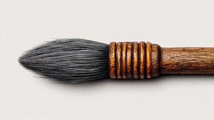 Fine art brush, close up