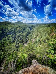 Fototapeta premium mountain landscape with blue sky
