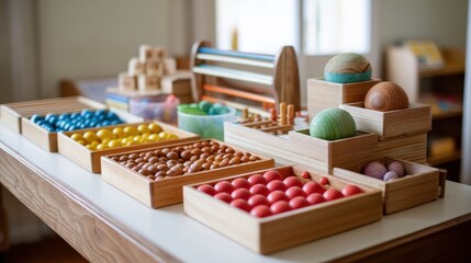 Child-Centered Classroom with Practical Life Materials