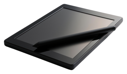 PNG Professional graphics tablet with a digitized pen computer white background portability.