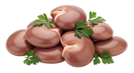 Isolated Raw Kidneys