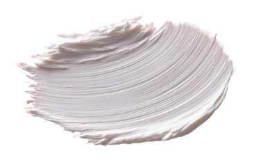 Light-pink cosmetic cream smudge, textured,  oval shape