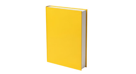 Isolated Yellow Book