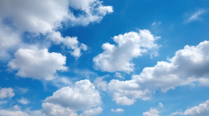 Beautiful Clouds in Blue Sky