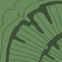 Minimal abstract image for printing. Picture for modern interiors. The picture is painted by hand on a tablet. © neurostructure