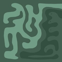 Minimal abstract image for printing. Picture for modern interiors. The picture is painted by hand on a tablet. © neurostructure