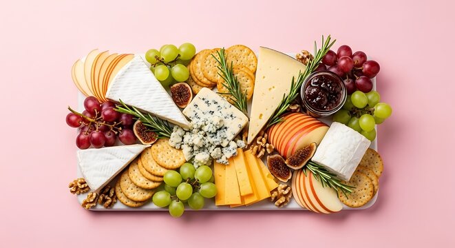 Gourmet Cheese and Fruit Platter.
