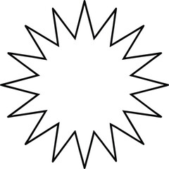 Modern Single Sale Burst Vector Design.