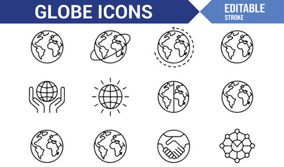 Stylized hand glove icon for various applications