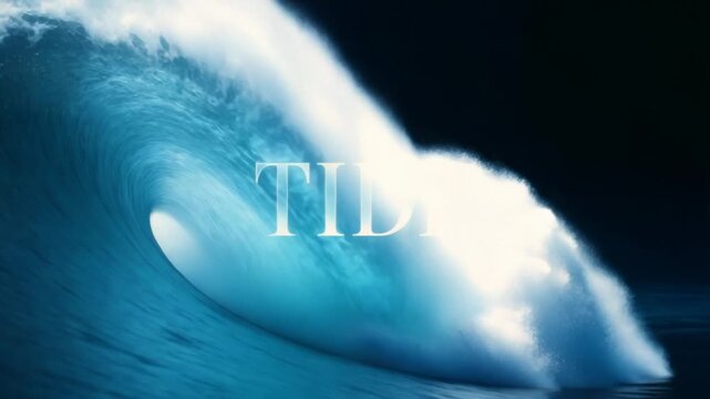 Colossal Ocean Wave Barrels With Kinetic Force