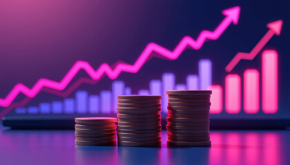 Business background growth innovation success company finance investment drive upward progress in this inspiring scene