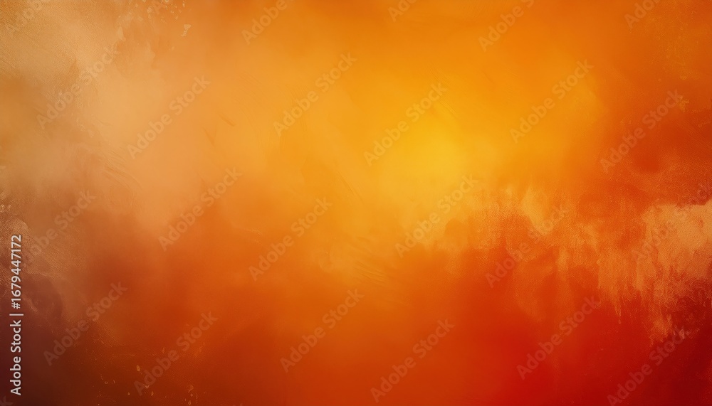 Wall mural vibrant orange and red gradient abstract background with warm glowing texture for modern design and 