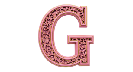 Isolated Letter G